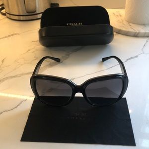 Coach Polarized Black Sunglasses